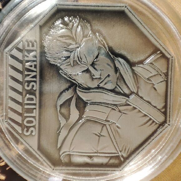 Metal Gear Solid Raiden And Solid Snake Coin Bundle Official Konami Coins Set - Picture 2 of 6